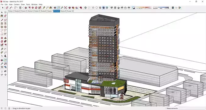 Sketchup Building 262 3D model