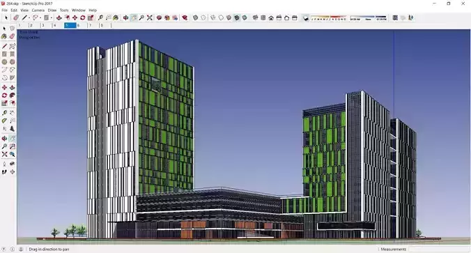 Sketchup Building 264 3D model
