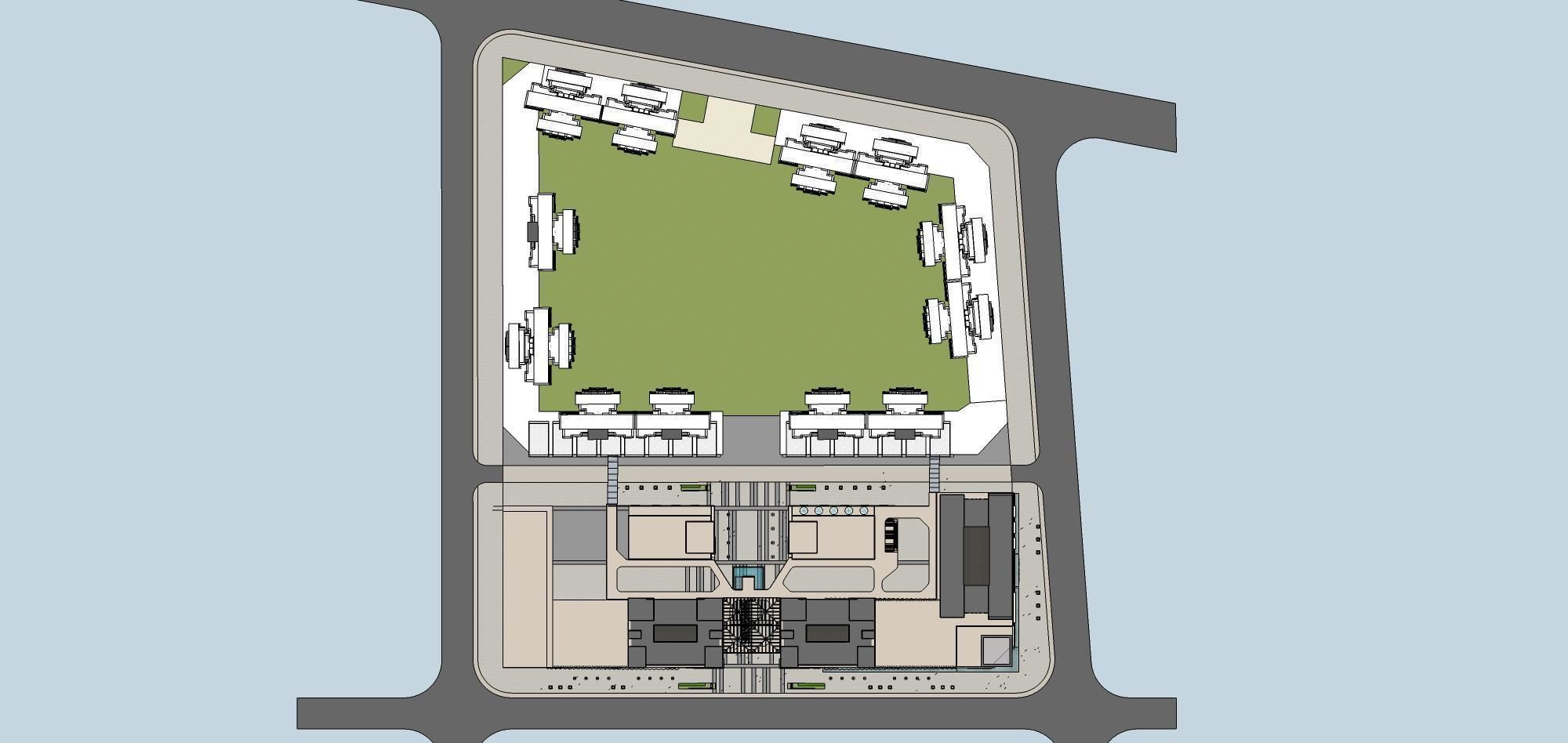Sketchup Commercial Office Complex 267 3D model_17