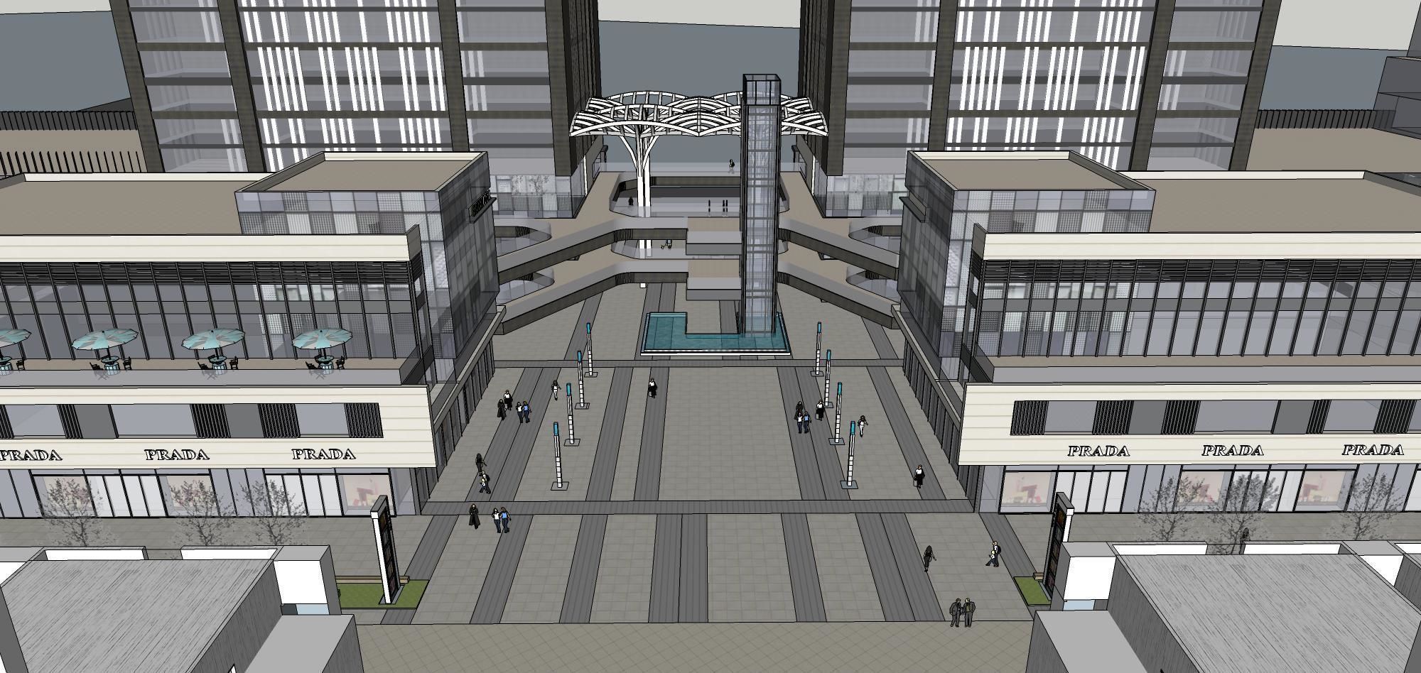Sketchup Commercial Office Complex 267 3D model_13
