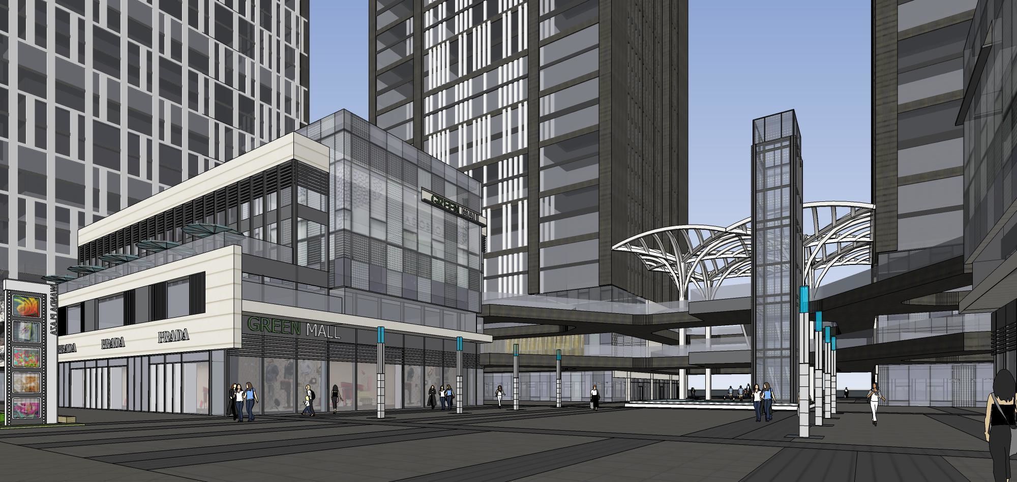 Sketchup Commercial Office Complex 267 3D model_11