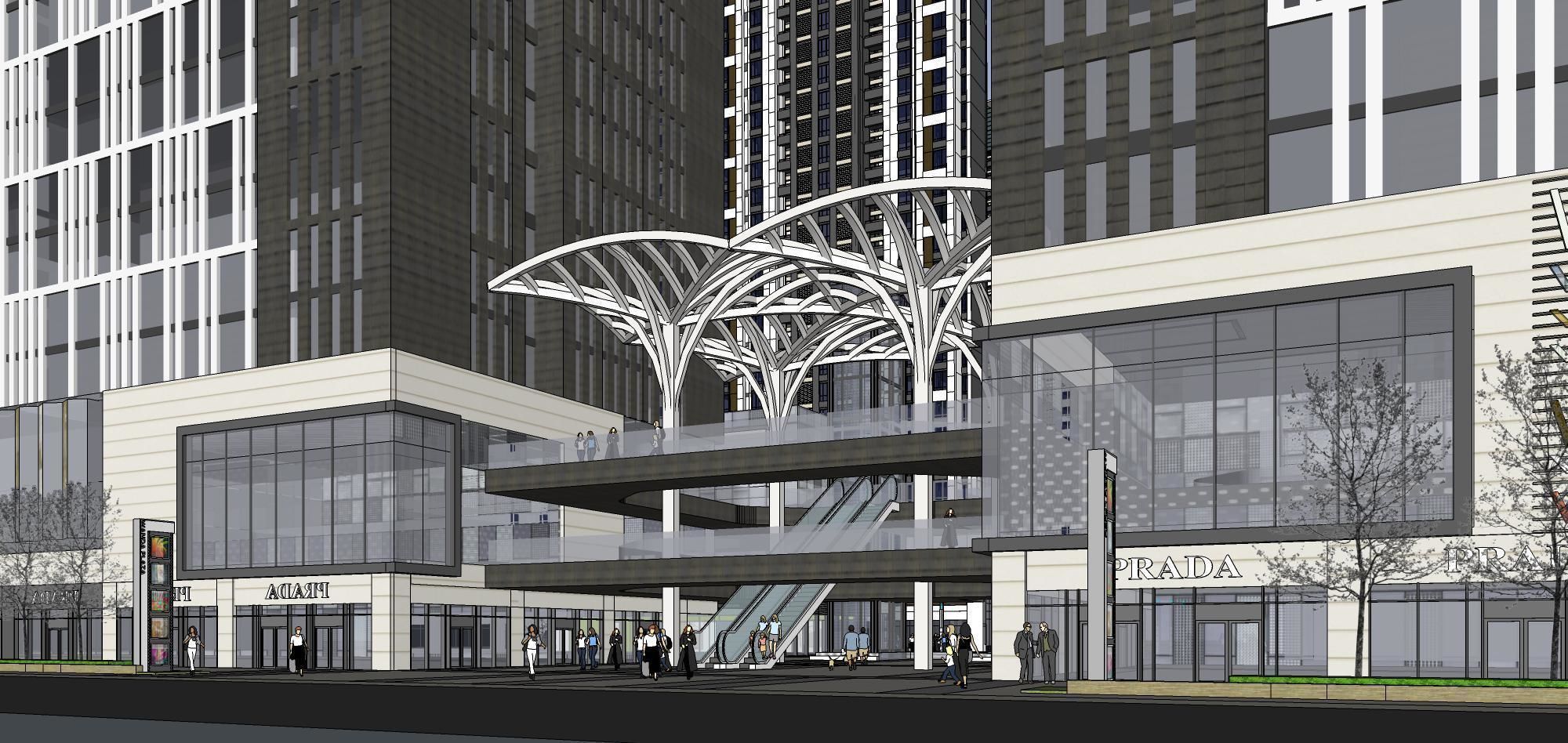 Sketchup Commercial Office Complex 267 3D model_6