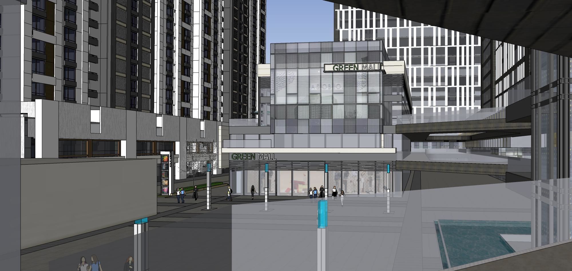 Sketchup Commercial Office Complex 267 3D model_10