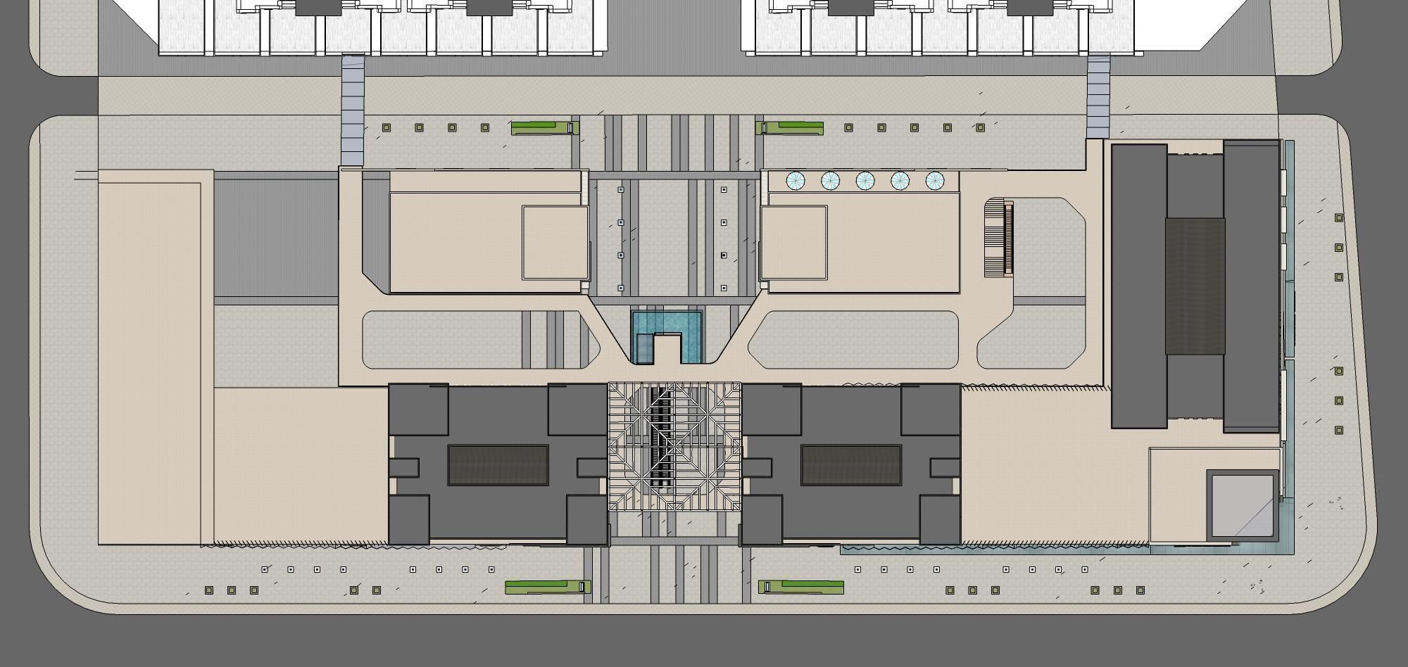 Sketchup Commercial Office Complex 267 3D model_16