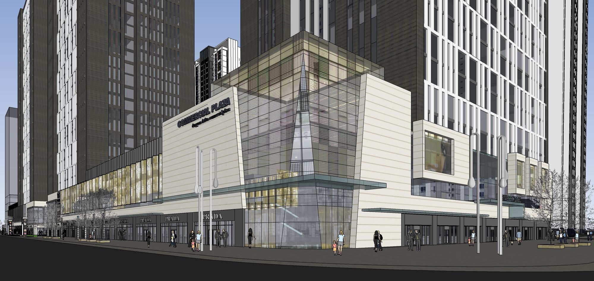 Sketchup Commercial Office Complex 267 3D model_4