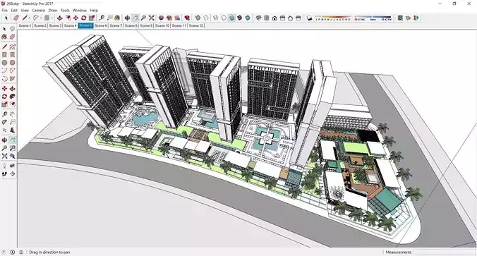 Sketchup Building 268 3D model