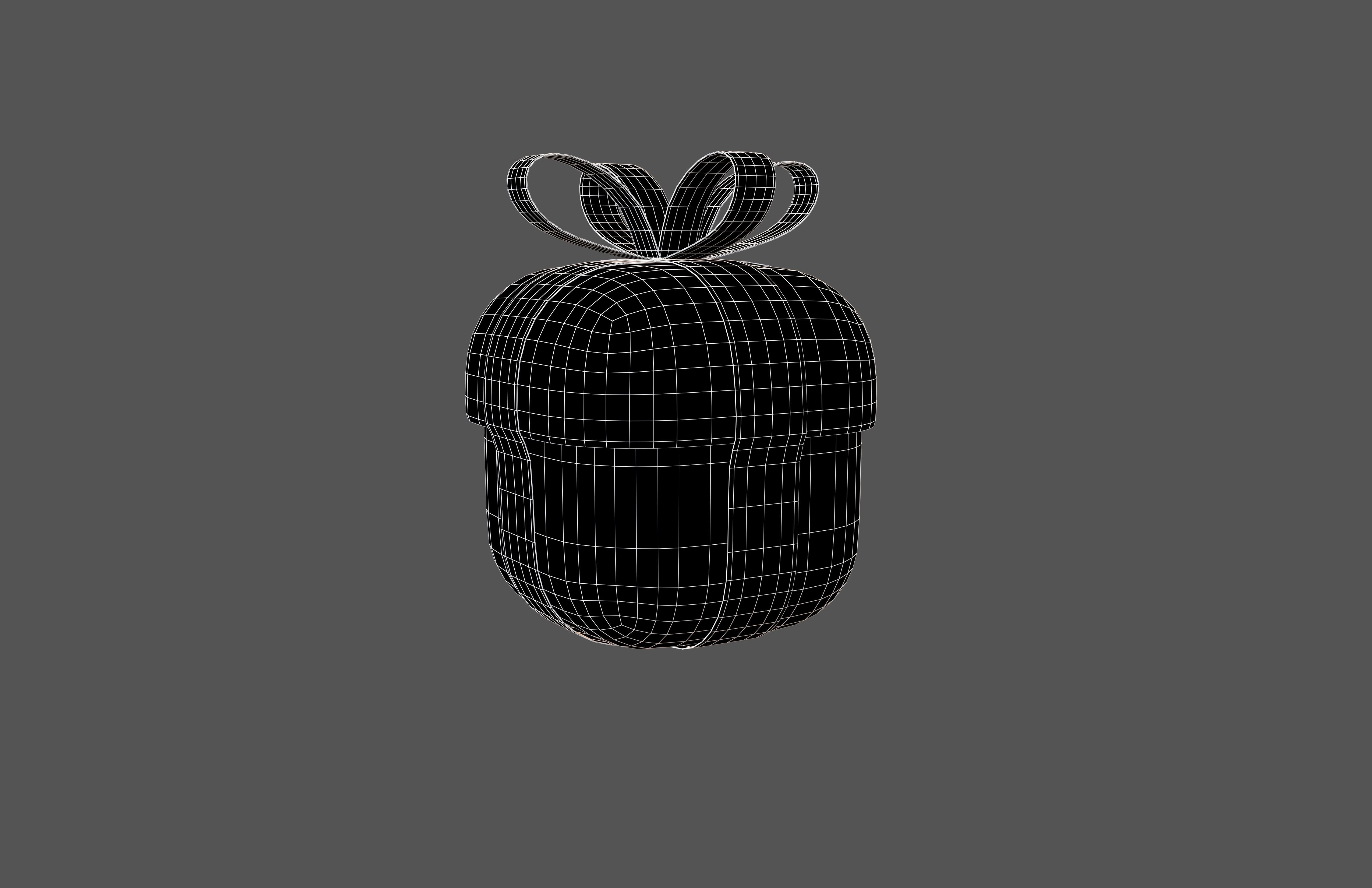 Giftbox v1 004 Low-poly 3D model_5