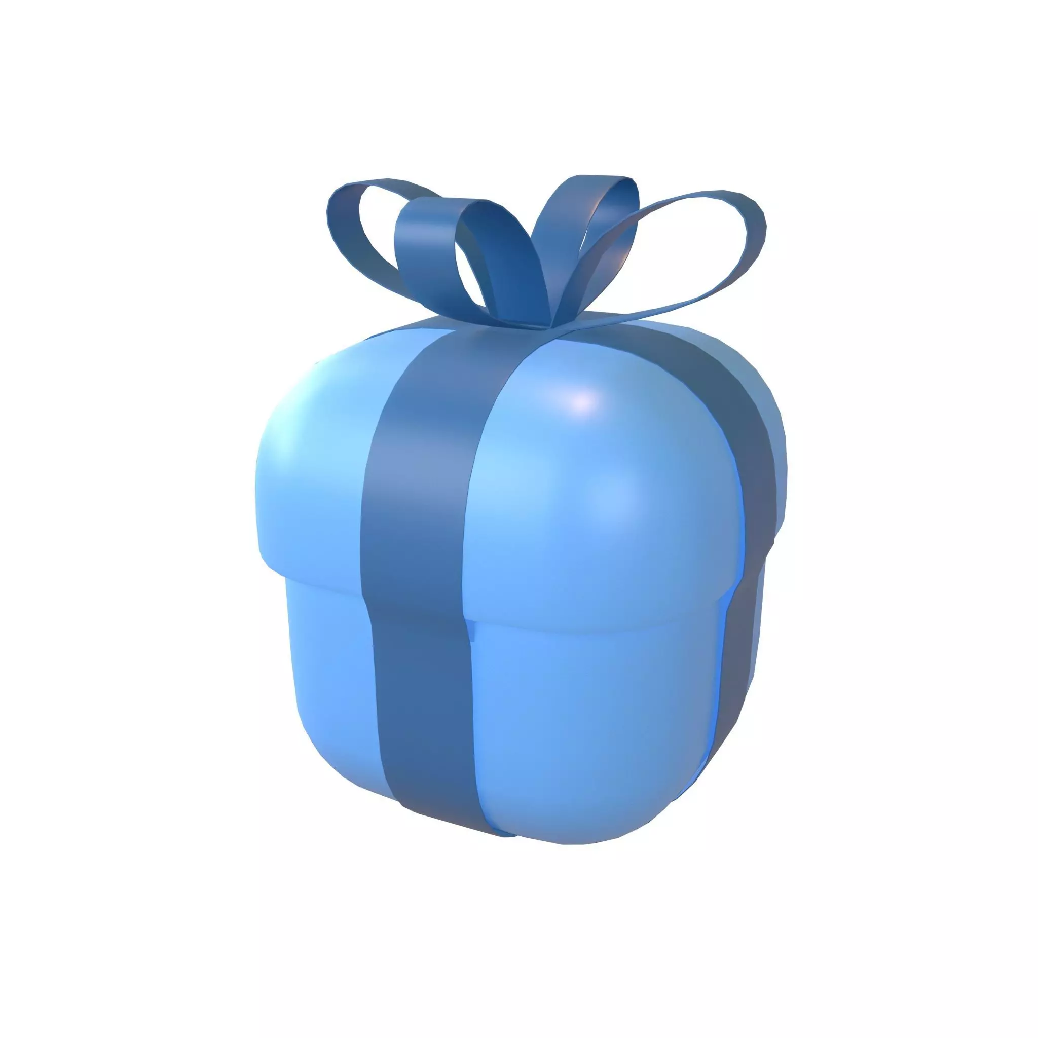 Giftbox v1 004 Low-poly 3D model_0