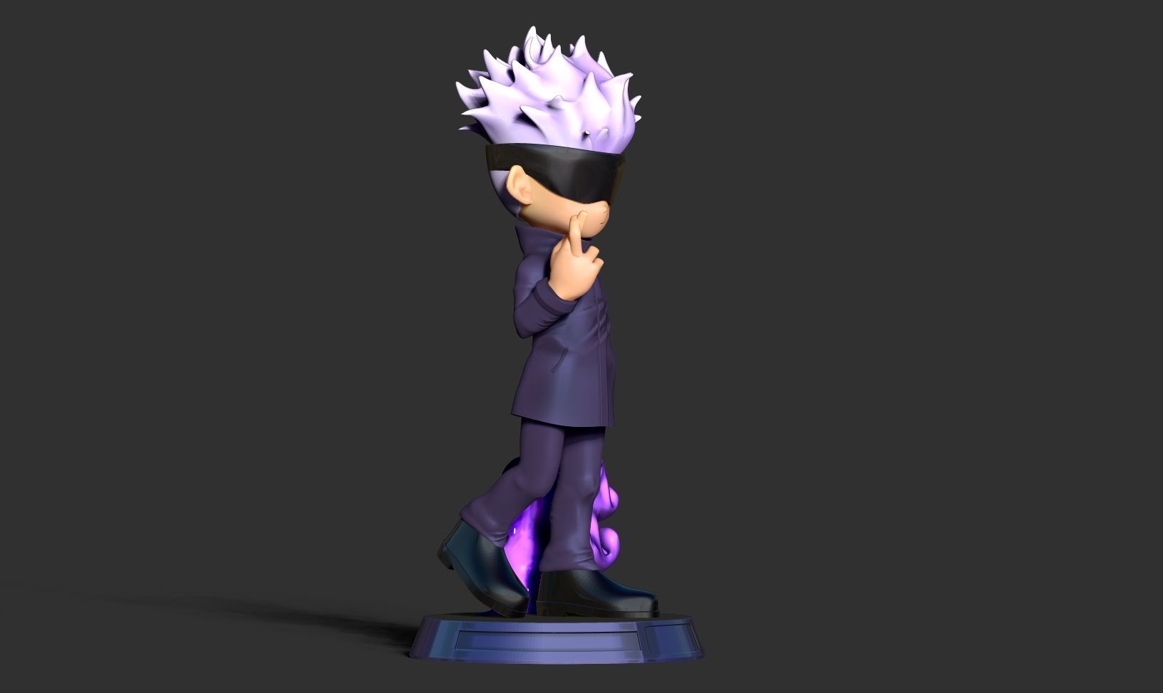 Satoru Gojo chibi 3D print model_14