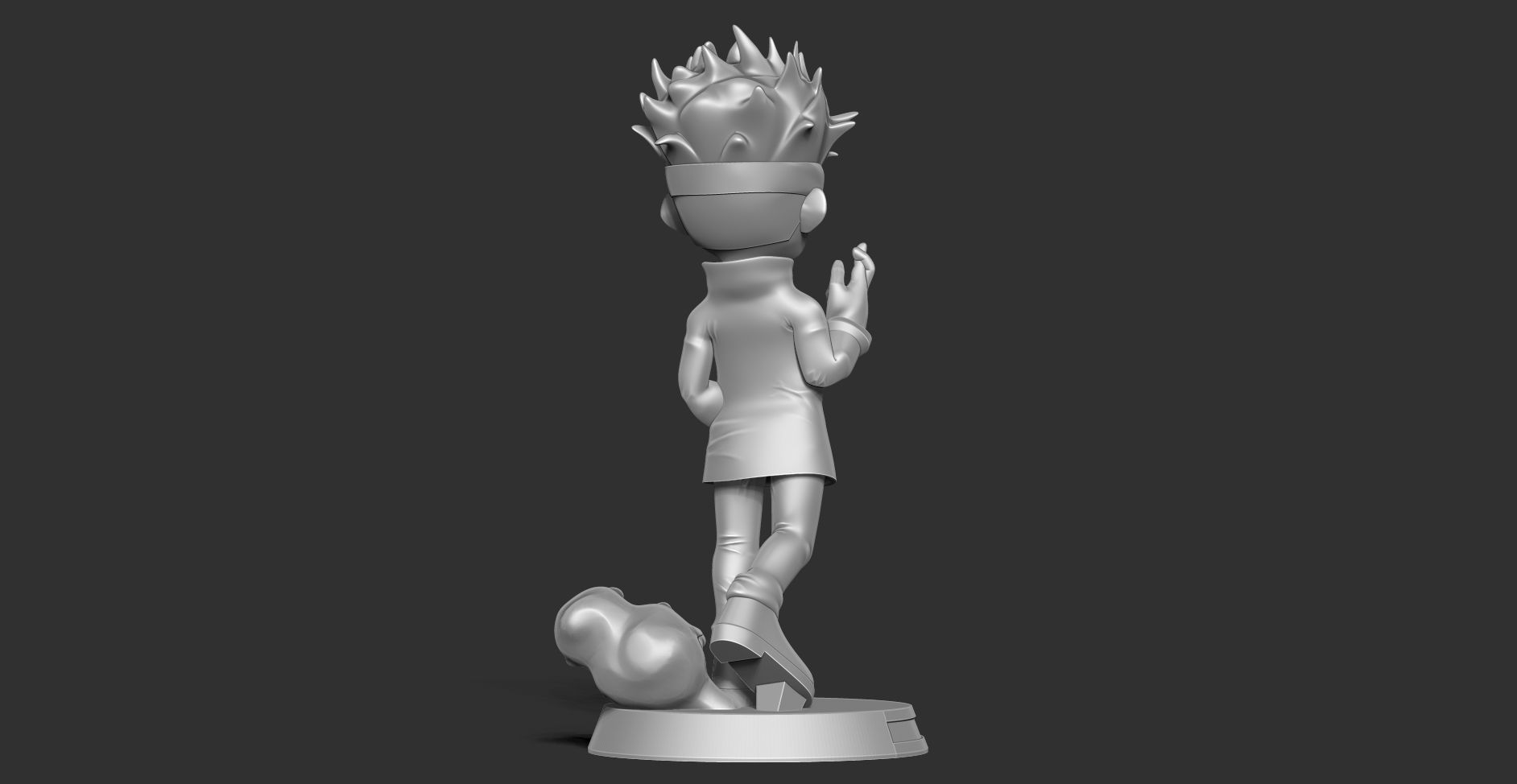 Satoru Gojo chibi 3D print model_9