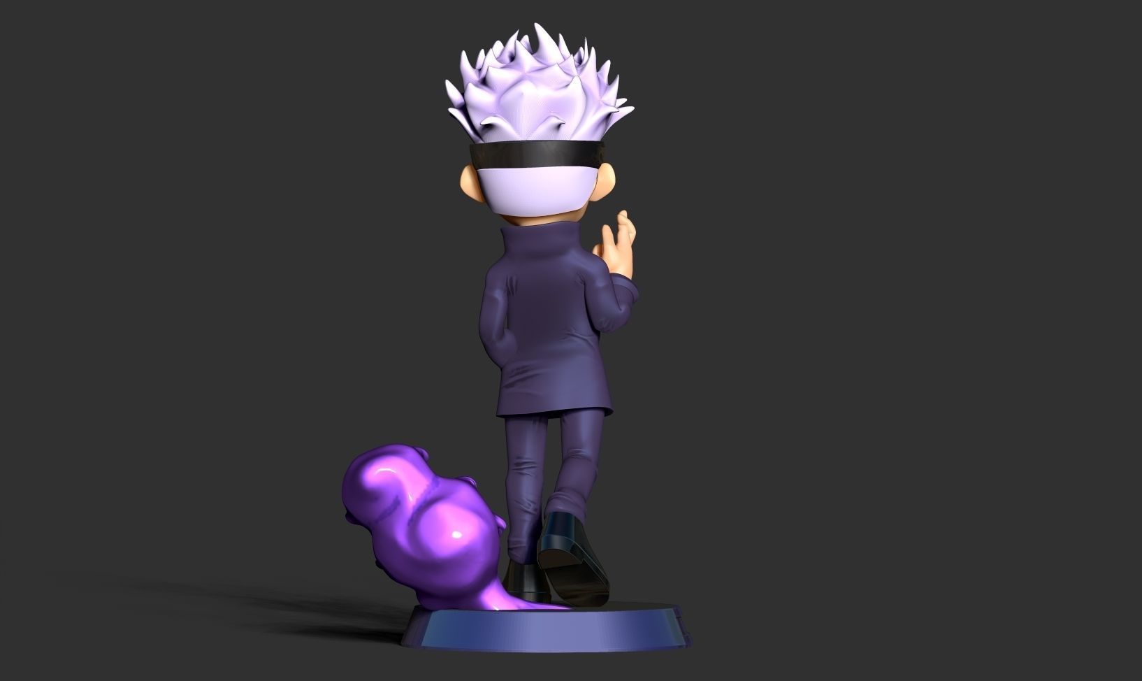 Satoru Gojo chibi 3D print model_5