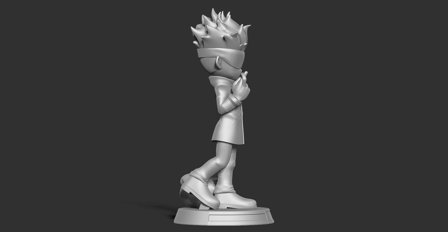 Satoru Gojo chibi 3D print model_15