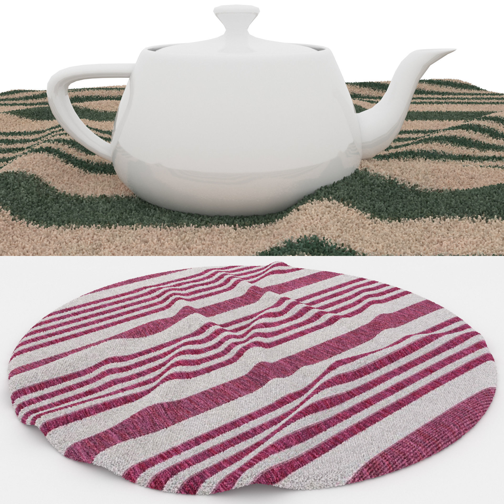 Rugs No 649 Low-poly 3D model_1