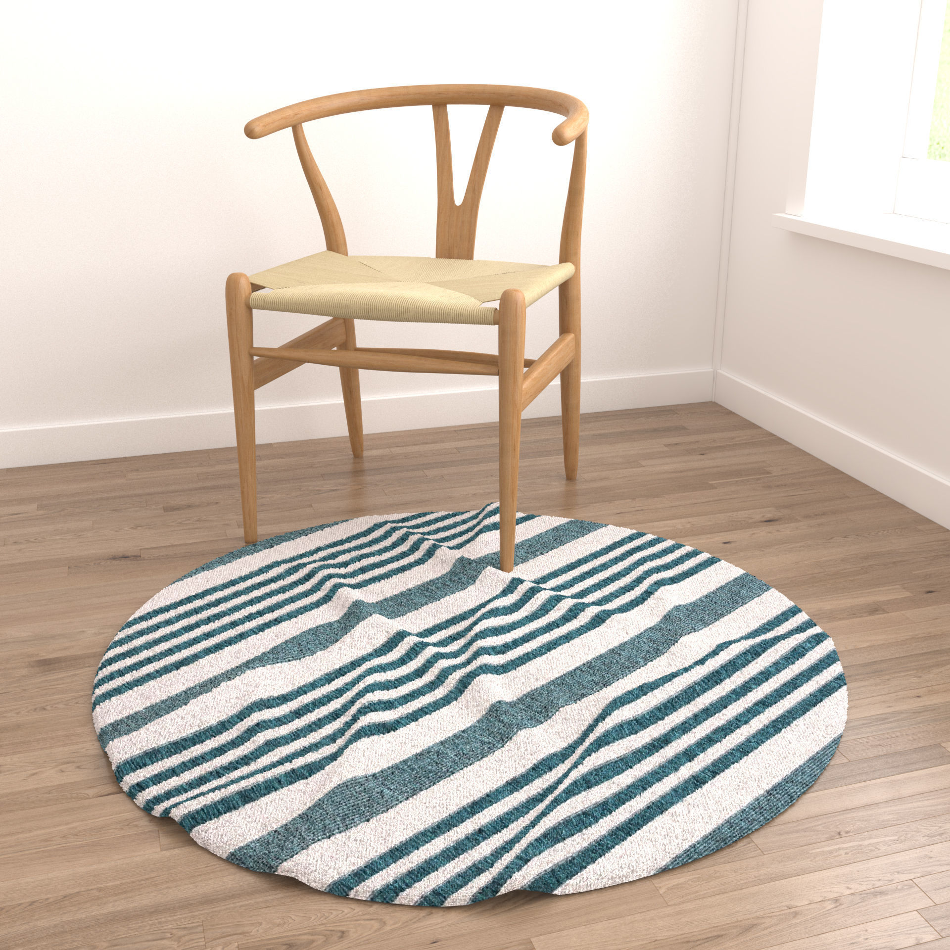 Rugs No 649 Low-poly 3D model_4