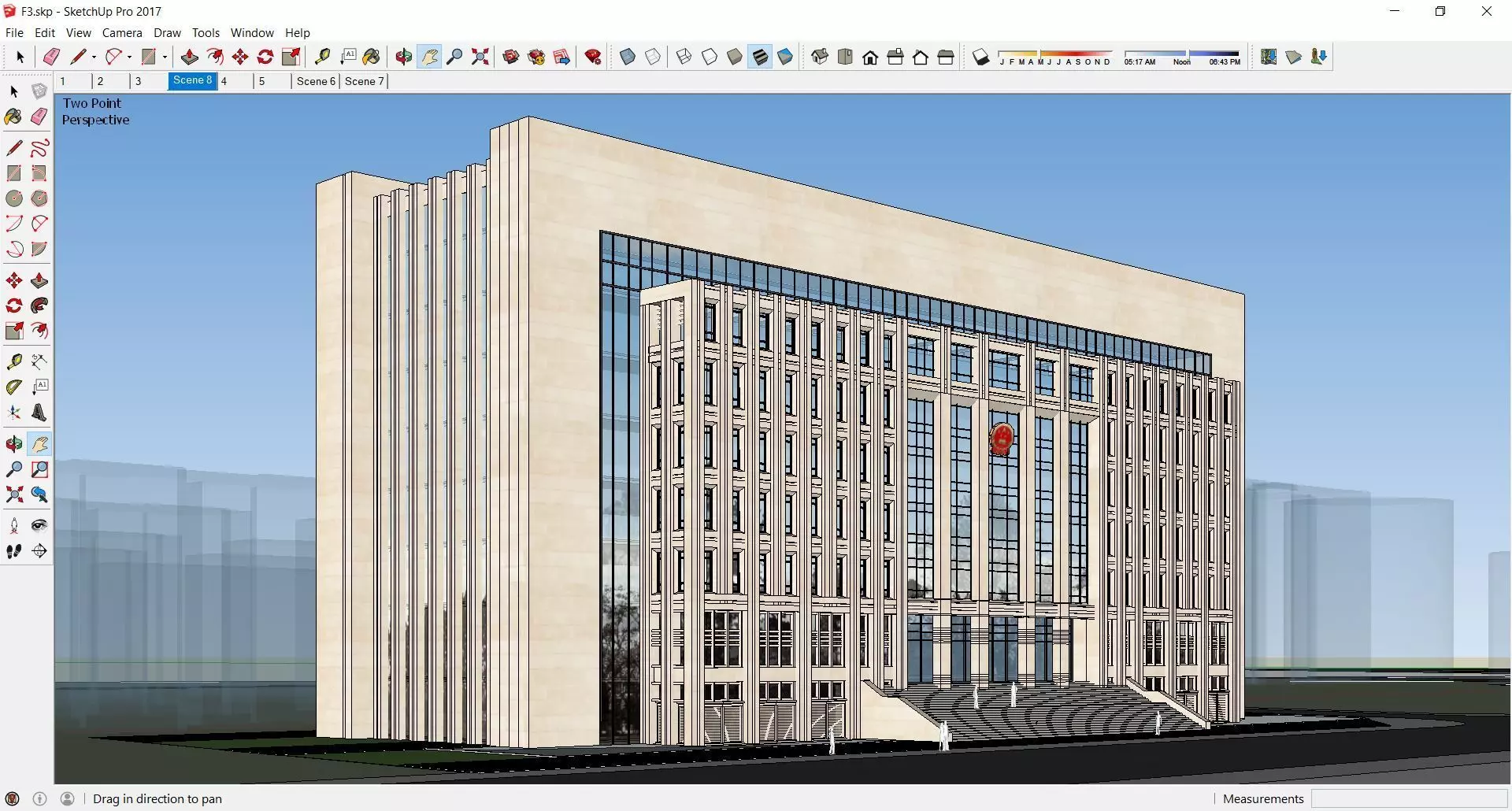 Sketchup Office Building F3 3D model_0