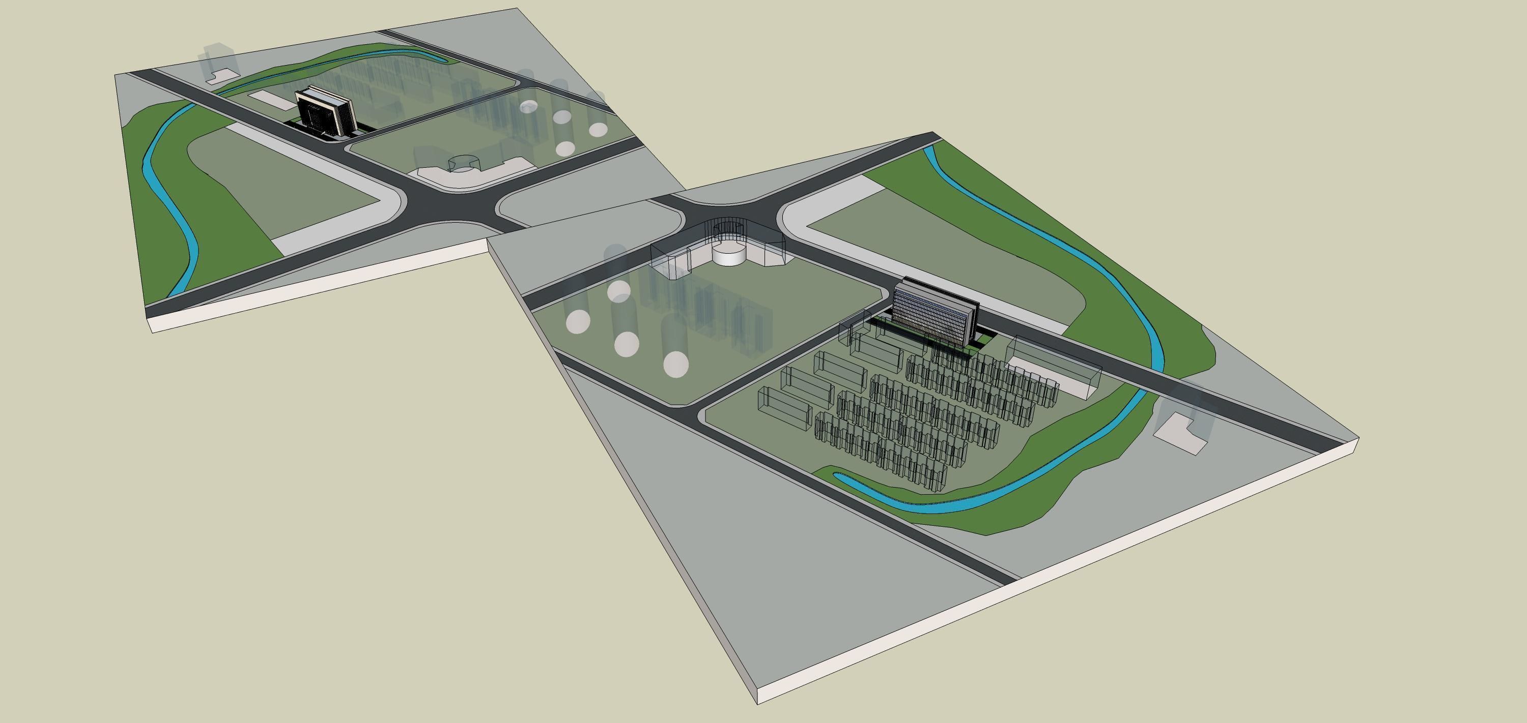 Sketchup Office Building F3 3D model_8