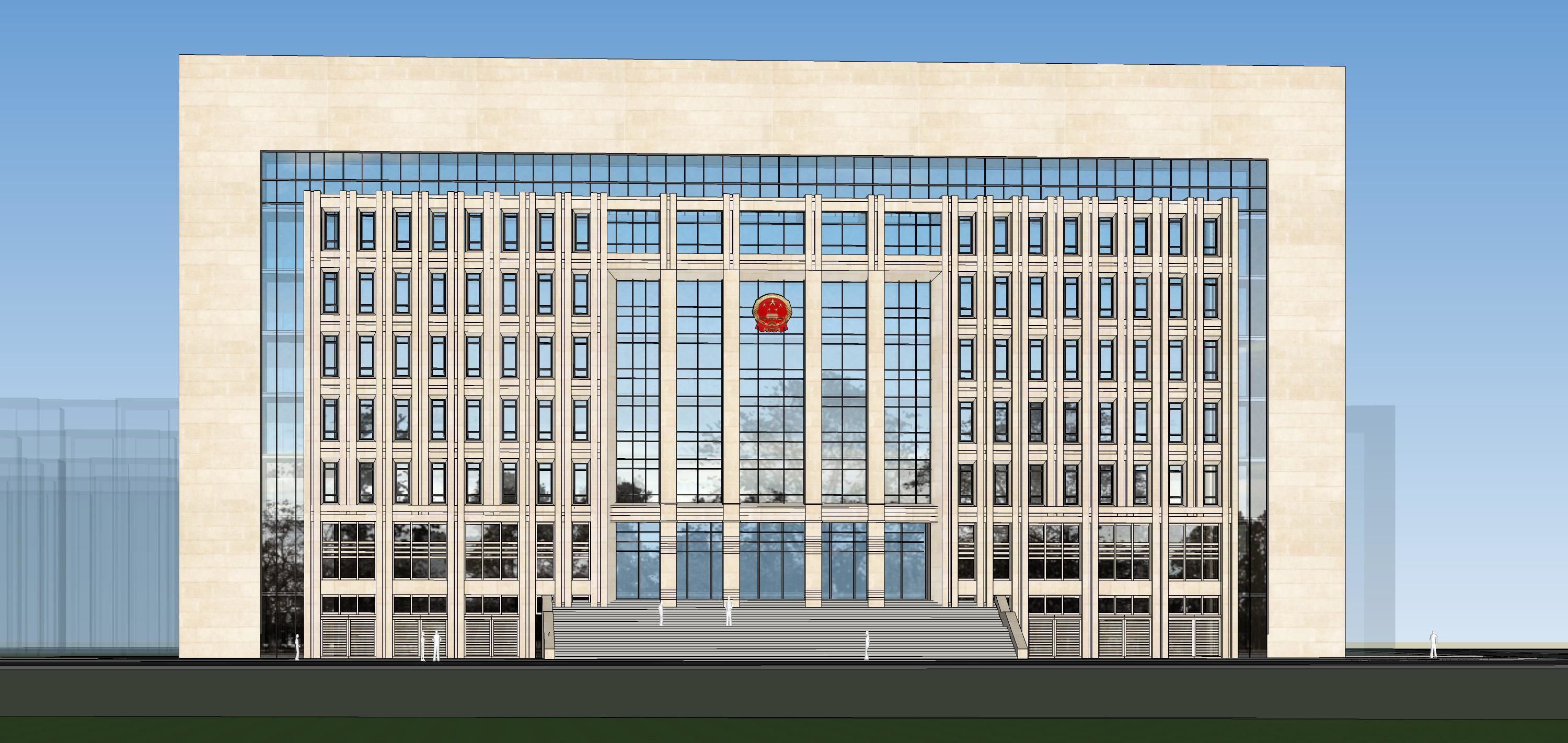 Sketchup Office Building F3 3D model_5