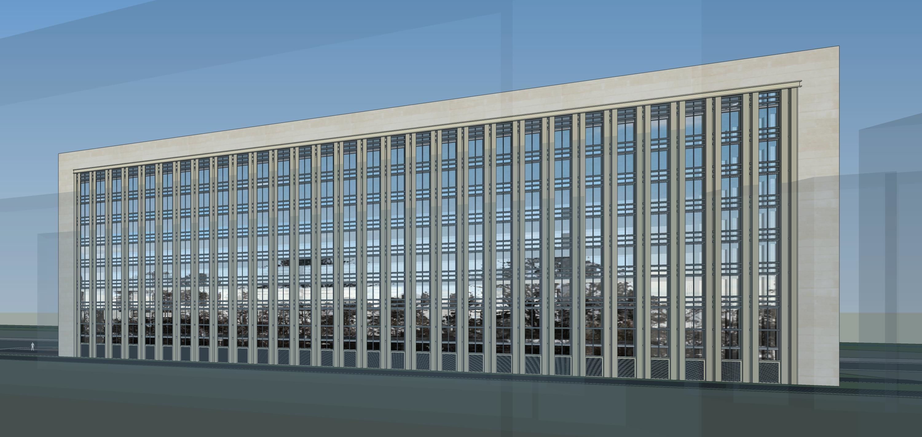 Sketchup Office Building F3 3D model_6