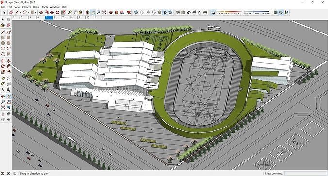 Sketchup Sport Building F4 3D model