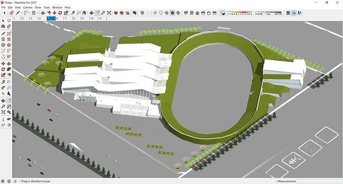 Sketchup Sport Building F4 3D model 3