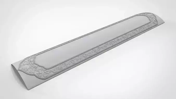 bookbinding ornately carved door handle