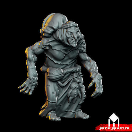 Hag Fantasy Creature 3D print model