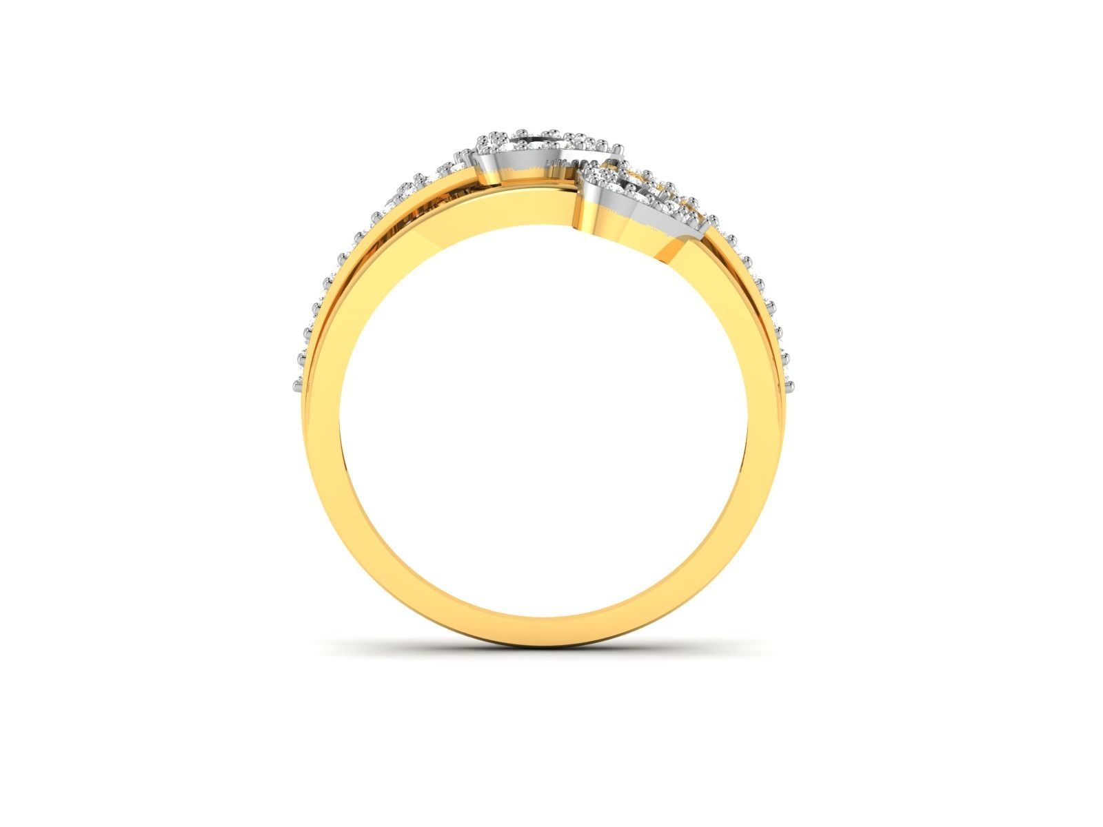 Heart Ring 3dm STL OBJ FBX Render Details 3D print model_4
