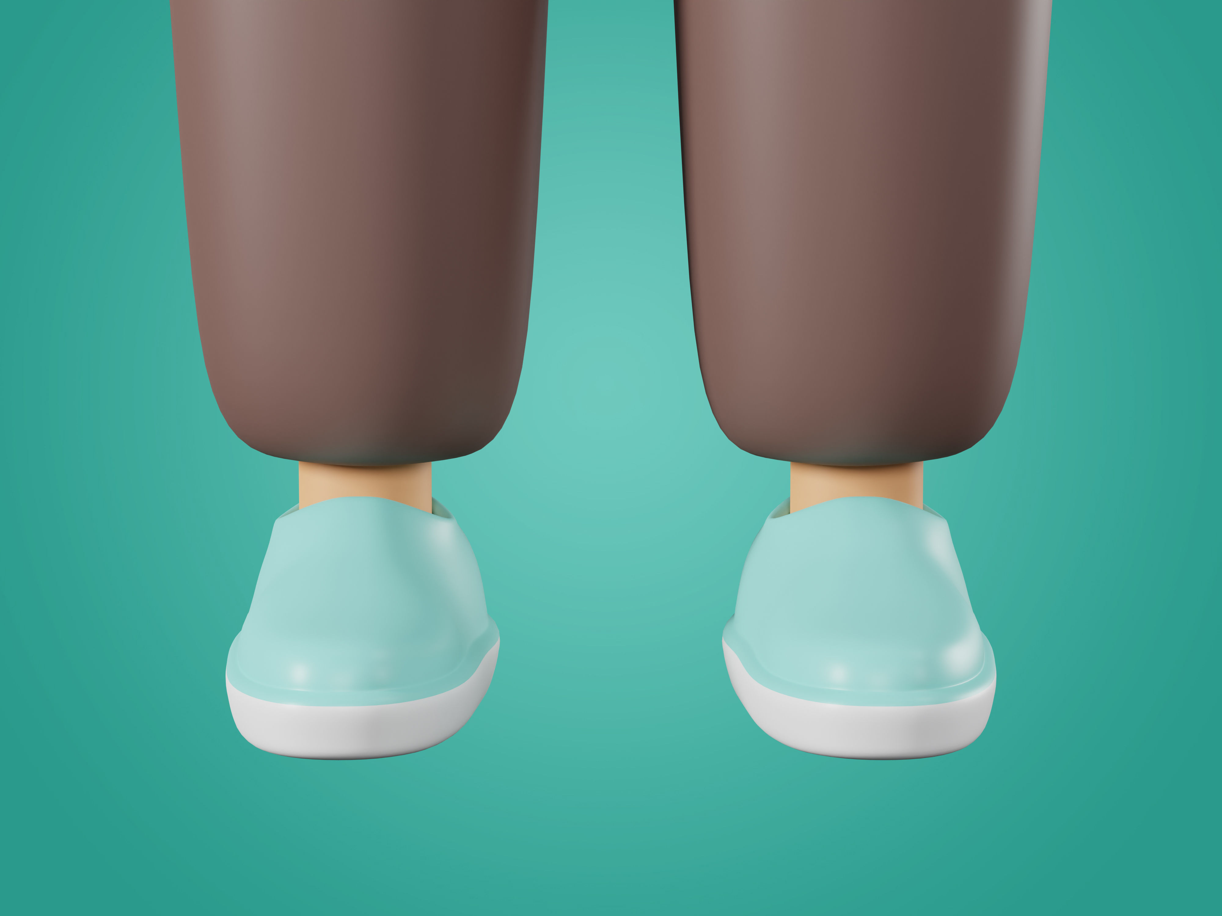 Physician Character Cartoon Minimal style 3D model_17