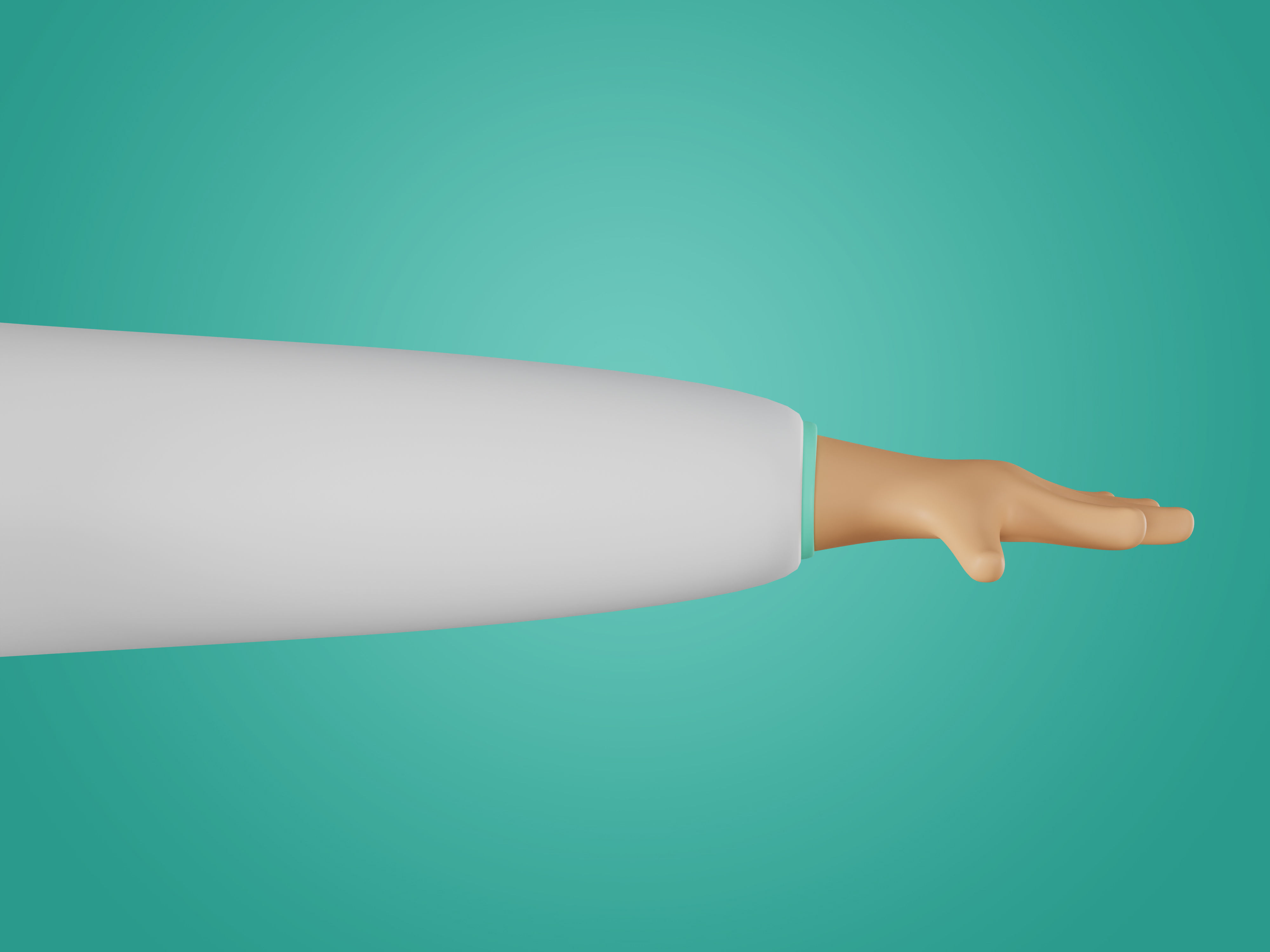 Physician Character Cartoon Minimal style 3D model_18