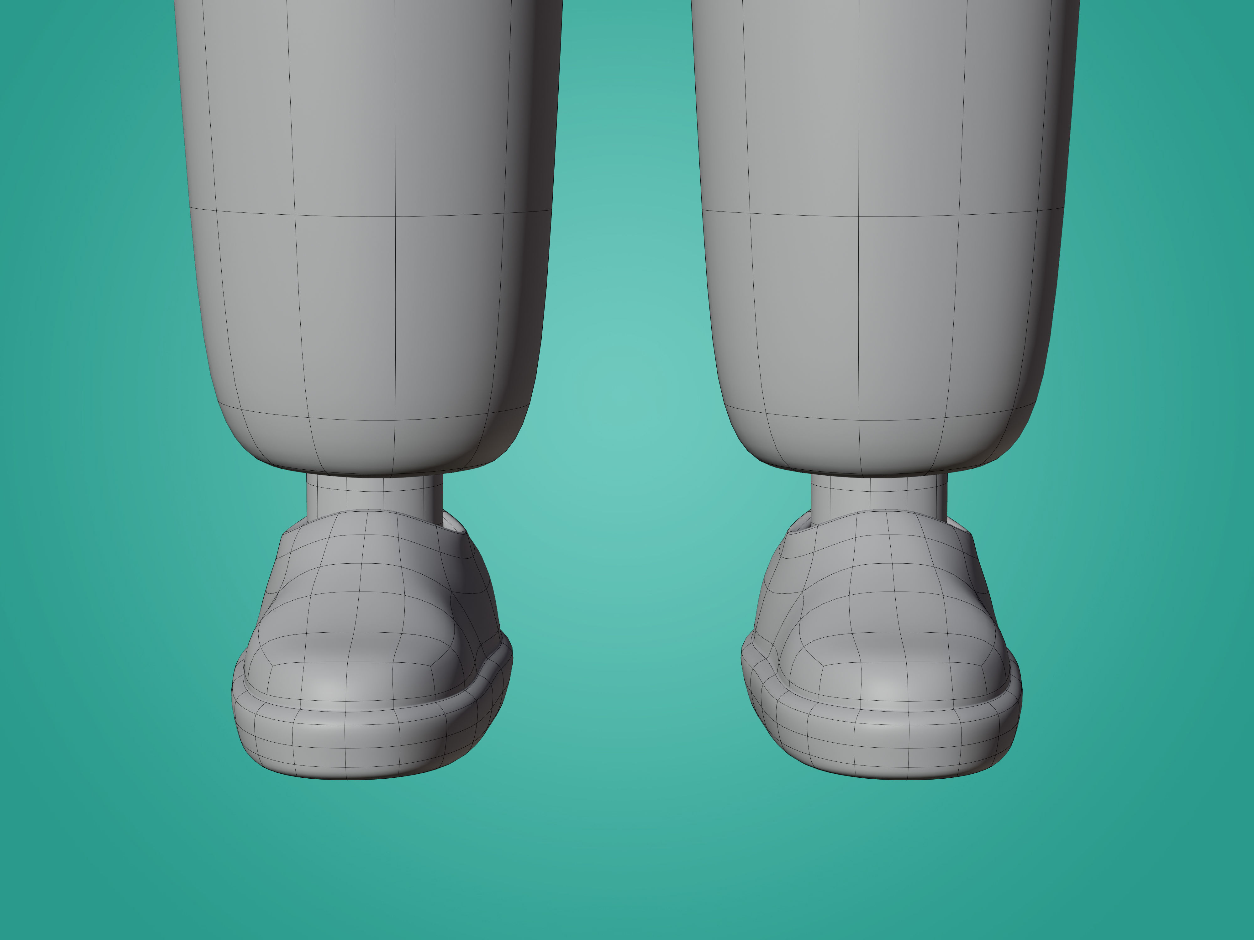 Physician Character Cartoon Minimal style 3D model_29