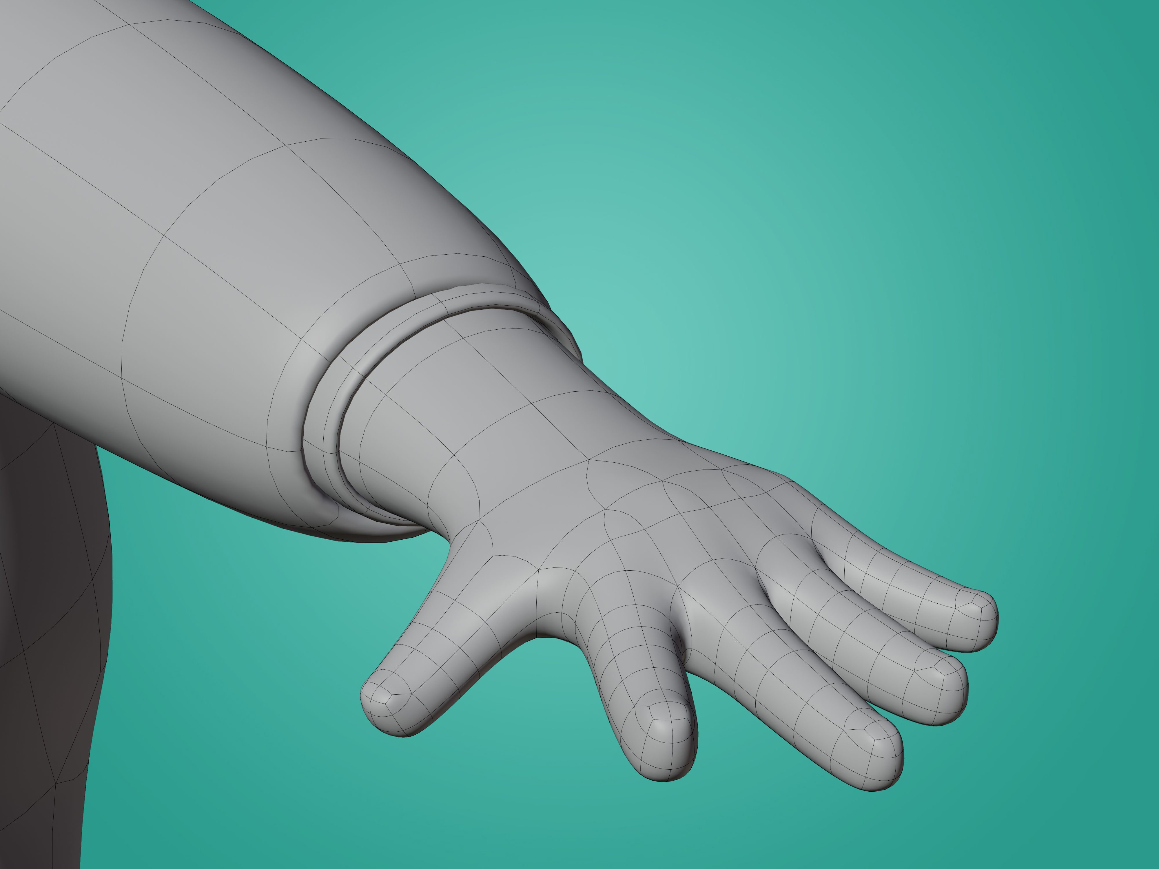 Physician Character Cartoon Minimal style 3D model_32