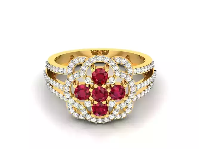 Women Ring 3dm STL OBJ FBX Render Details