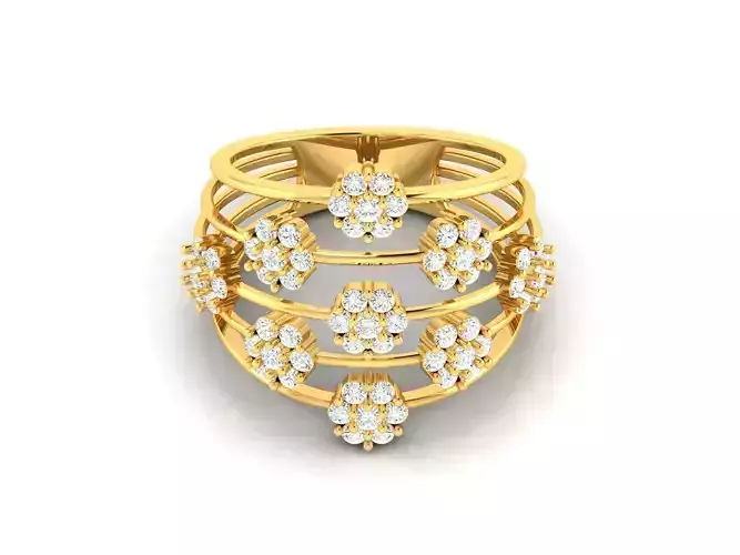 Women Ring 3dm STL OBJ FBX Render Details