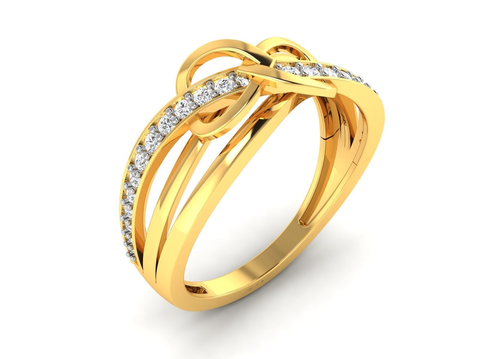 Women Heart Ring 3dm STL OBJ FBX Render Details 3D print model_2