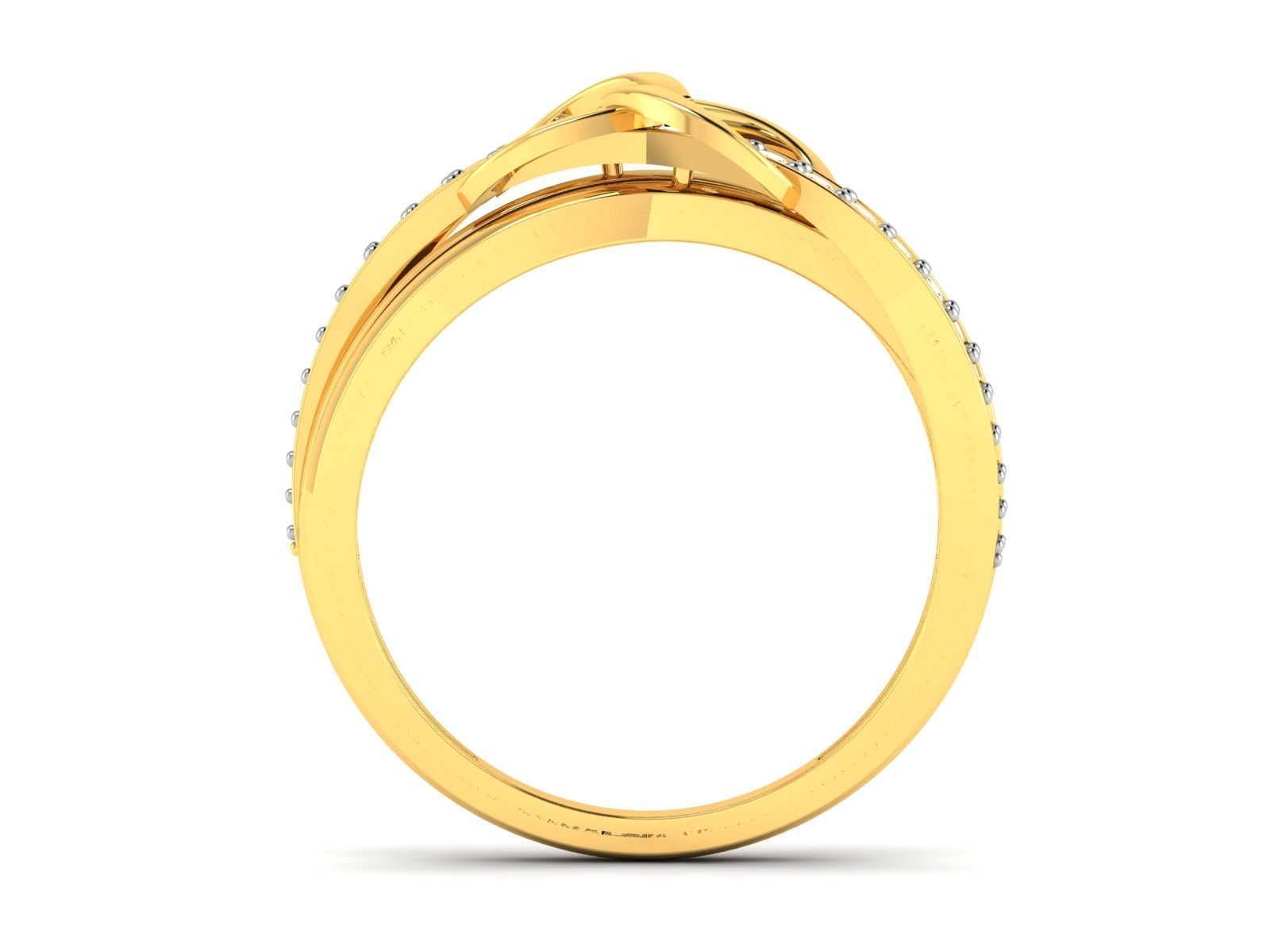 Women Heart Ring 3dm STL OBJ FBX Render Details 3D print model_4