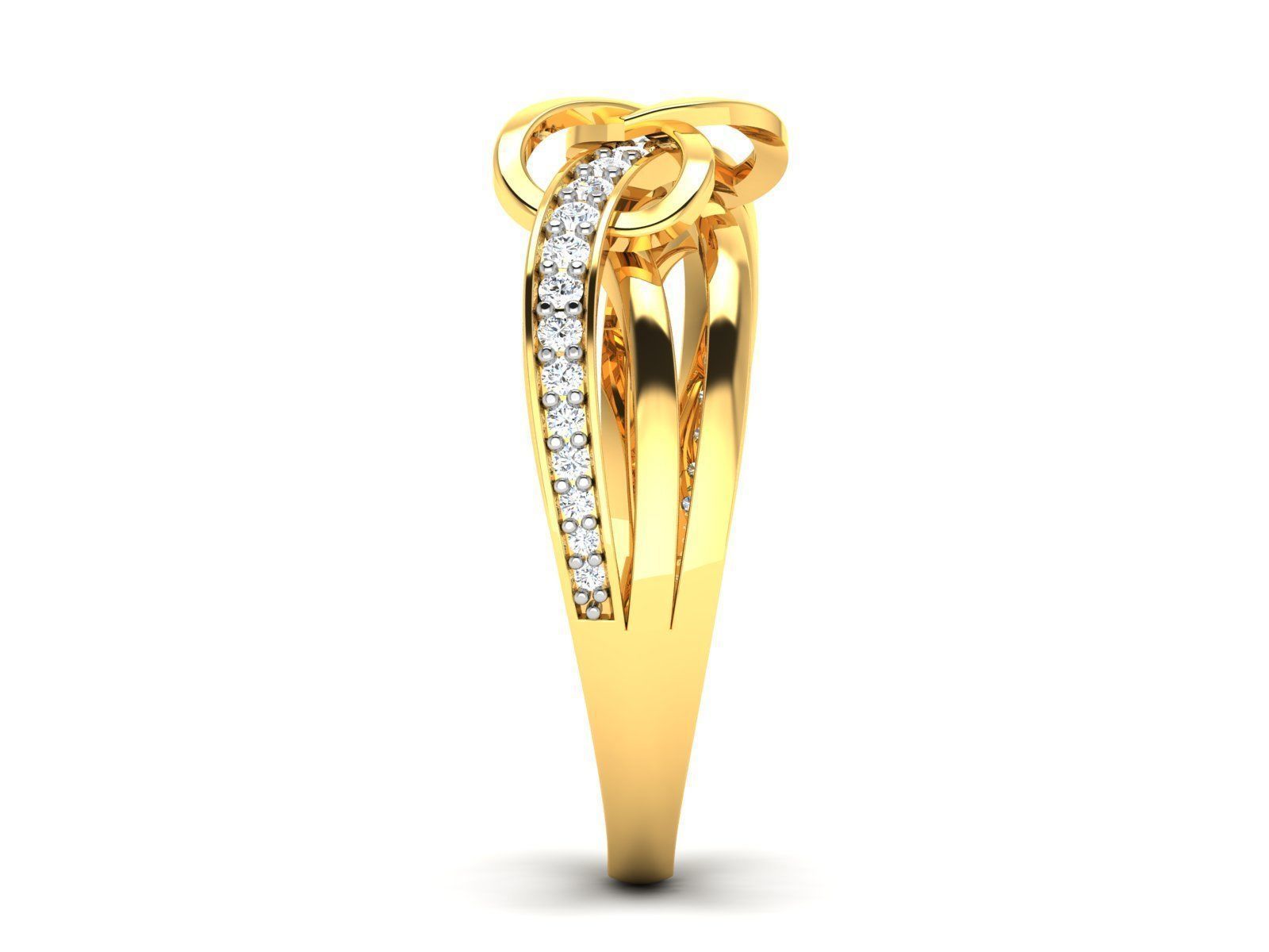 Women Heart Ring 3dm STL OBJ FBX Render Details 3D print model_6
