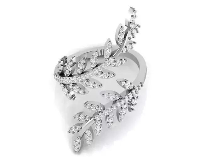 Women Ring 3dm STL OBJ FBX Render Details