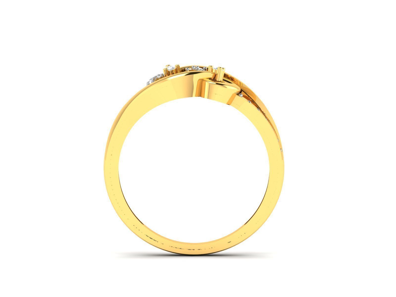Women Heart Ring 3dm STL OBJ FBX Render Details 3D print model_5