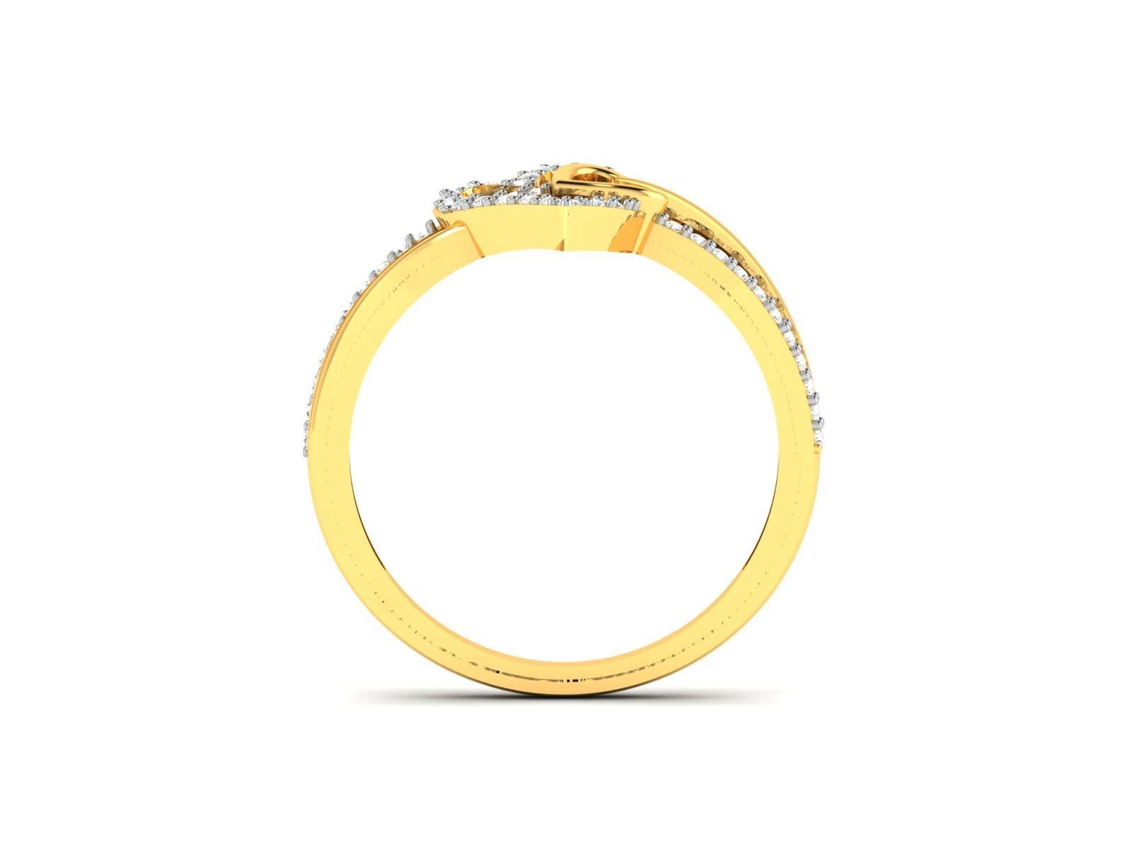 Women Heart Ring 3dm STL OBJ FBX Render Details 3D print model_5