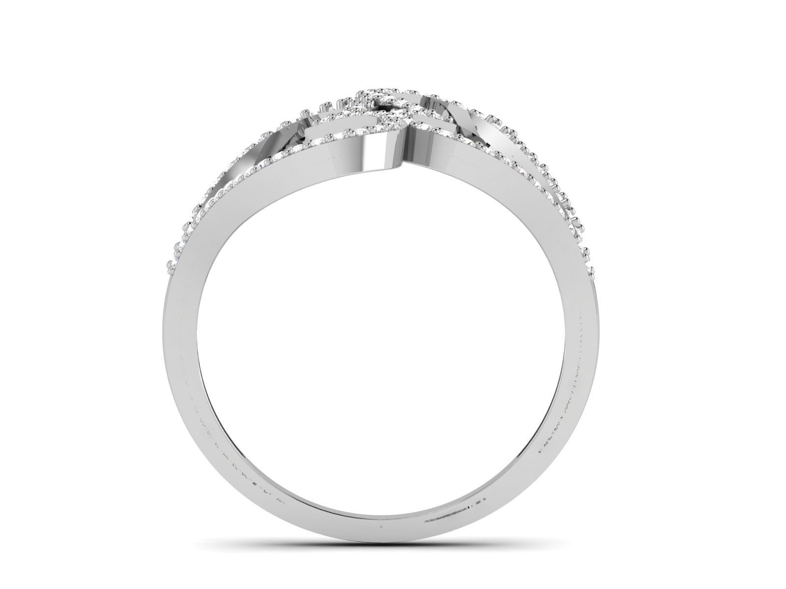 Women Heart Ring 3dm STL OBJ FBX Render Details 3D print model_3
