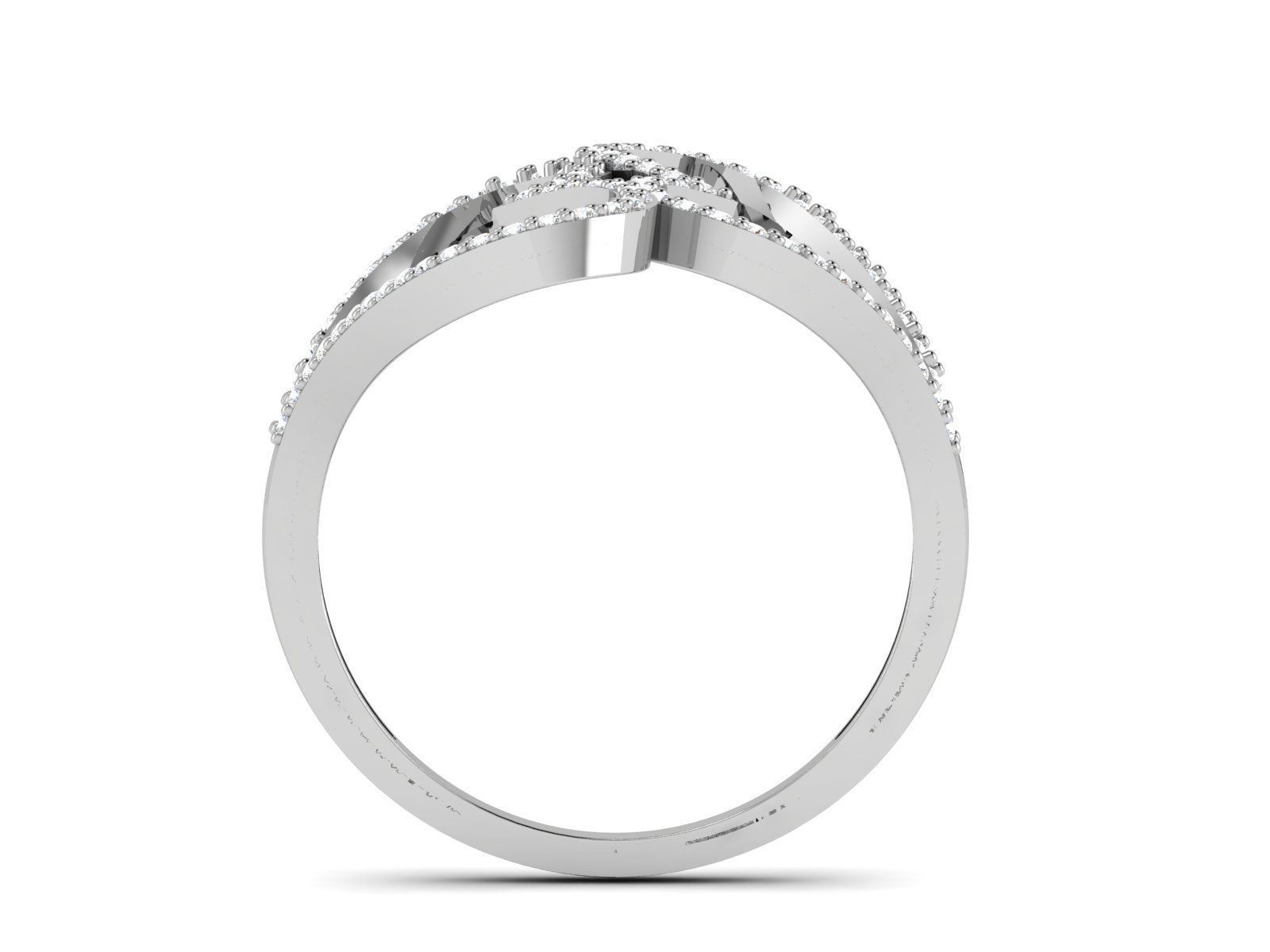 Women Heart Ring 3dm STL OBJ FBX Render Details 3D print model_4