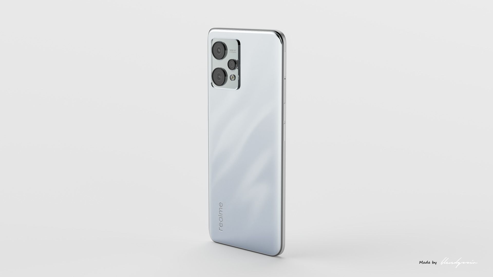 REALME 9 huawei pro in gold 3D model_11