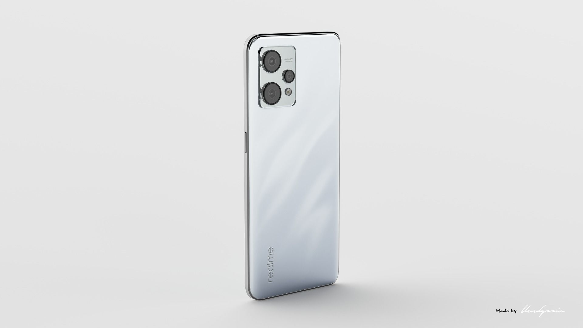 REALME 9 huawei pro in gold 3D model_5