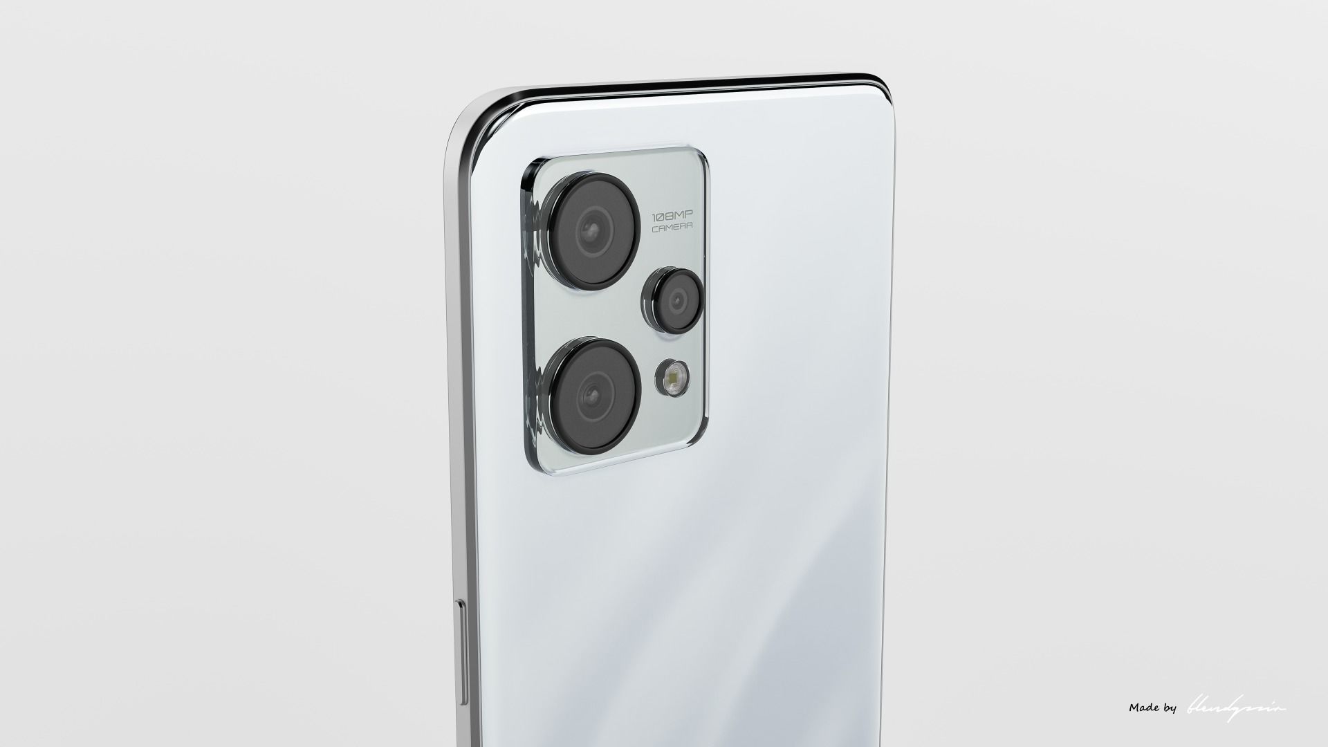 REALME 9 huawei pro in gold 3D model_8