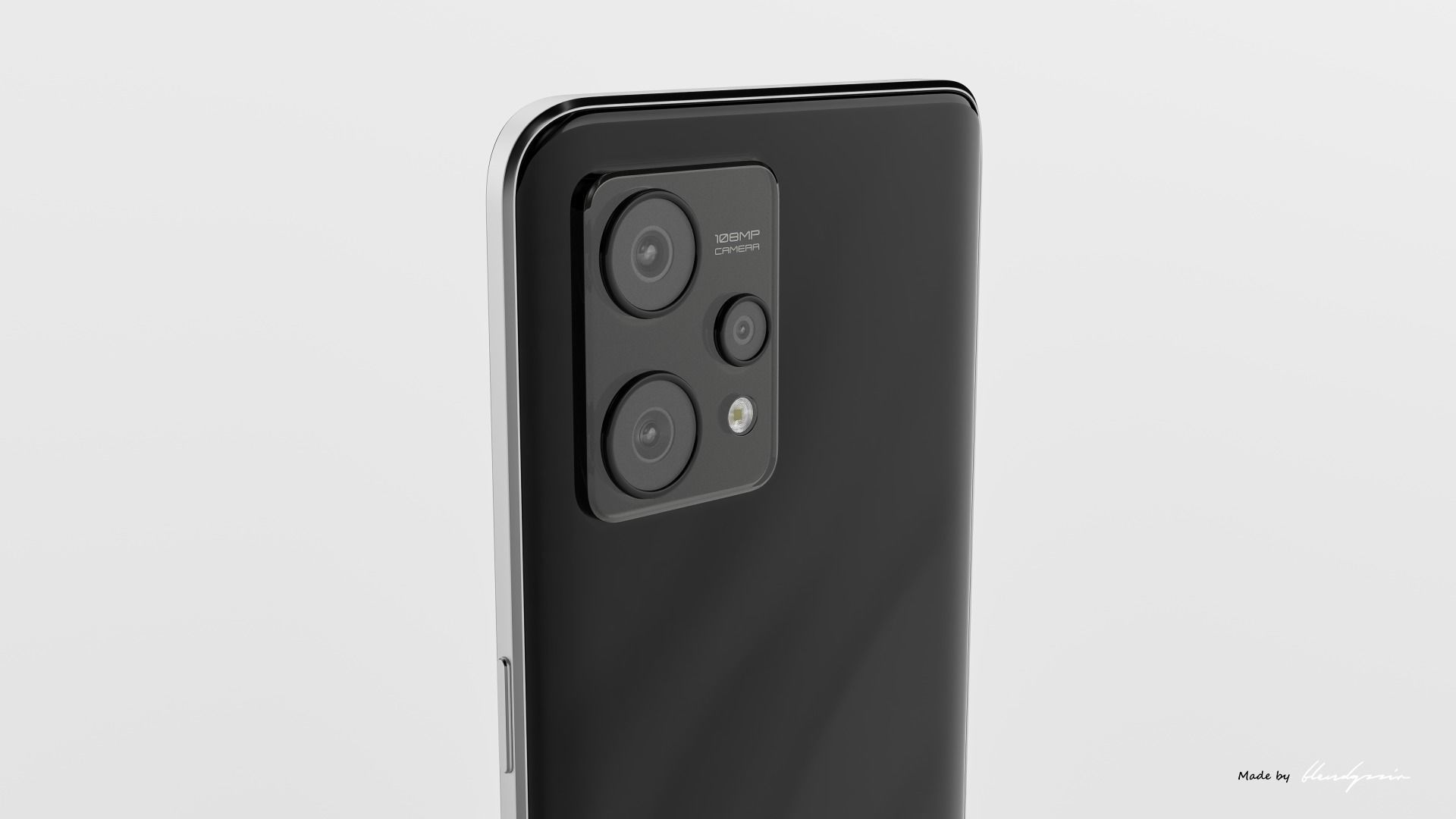 REALME 9 huawei pro in gold 3D model_7