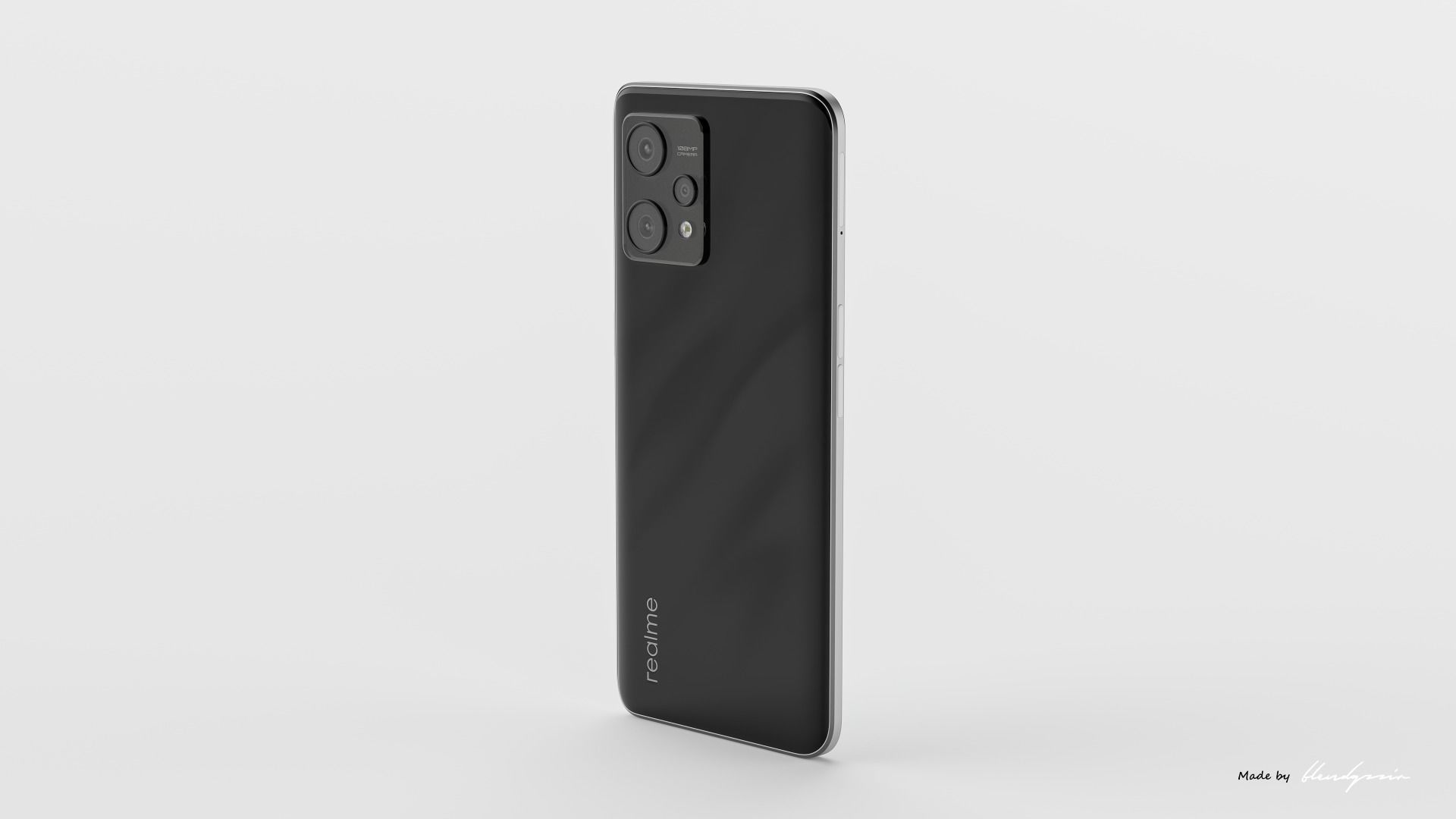 REALME 9 huawei pro in gold 3D model_10