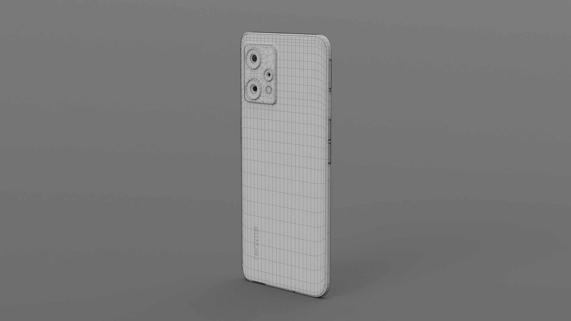 REALME 9 huawei pro in gold 3D model_22