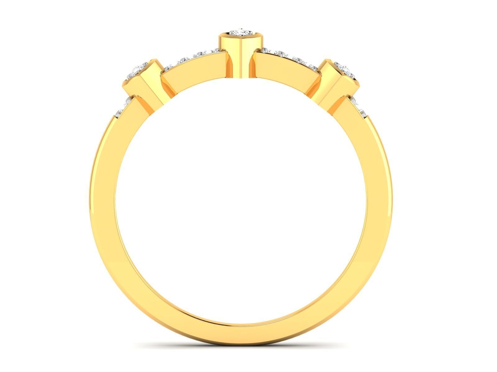 Women Heart Ring 3dm STL OBJ FBX Render Details 3D print model_2