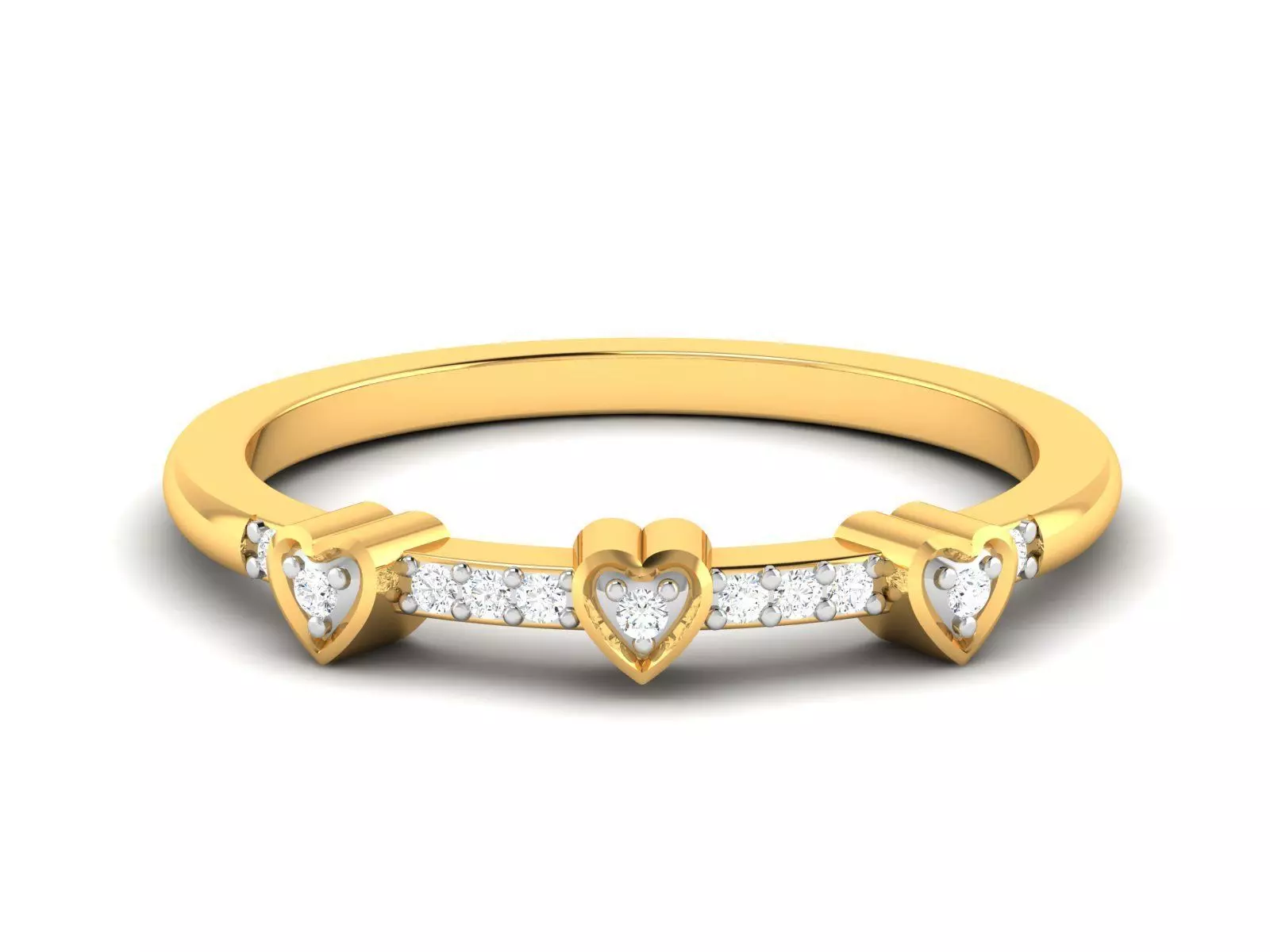 Women Heart Ring 3dm STL OBJ FBX Render Details 3D print model_0