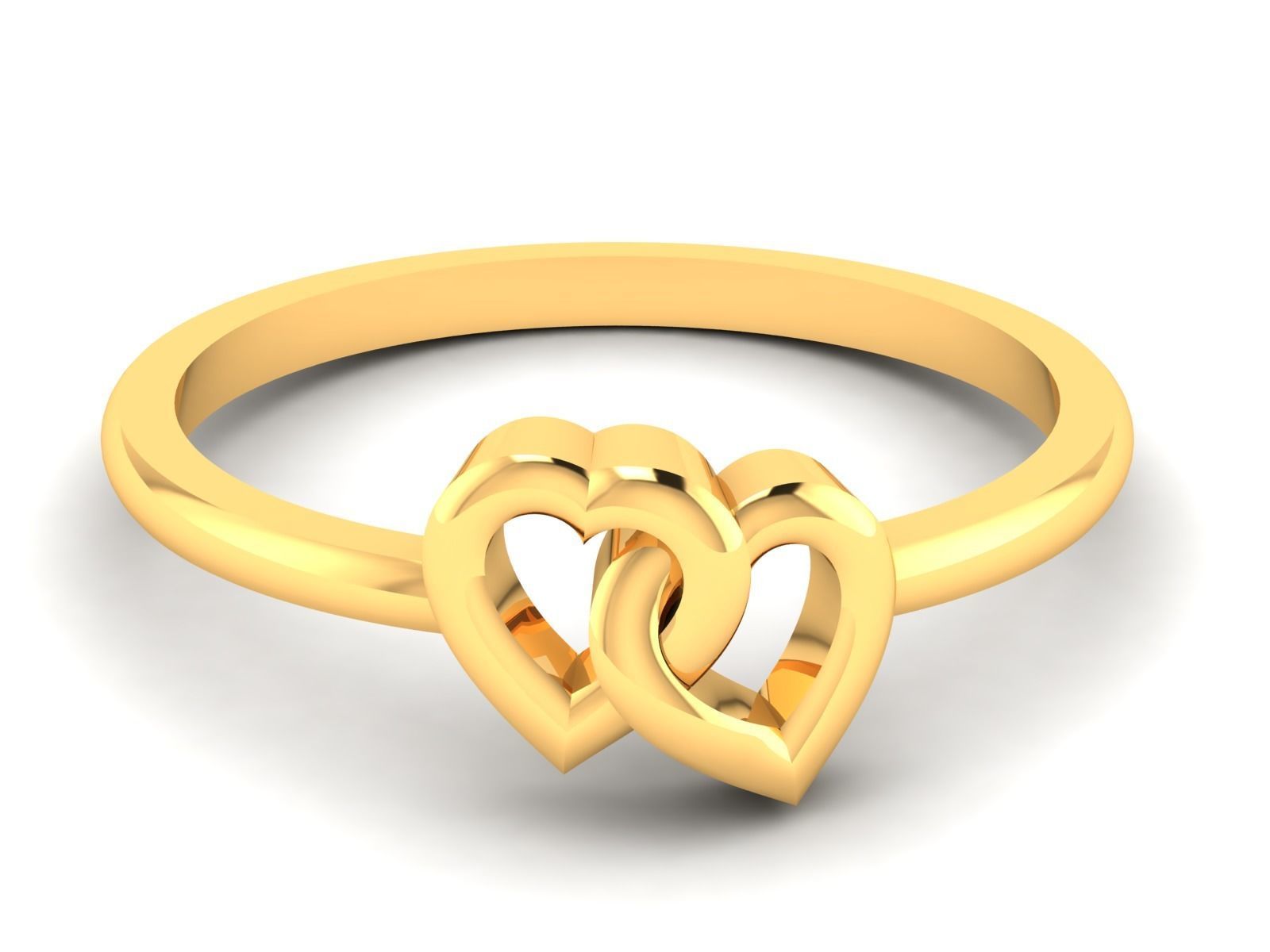 Women Heart Ring 3dm STL OBJ FBX Render Details 3D print model_8